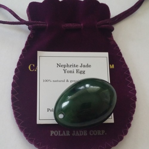 Nephrite Jade Egg (Medium Size)
